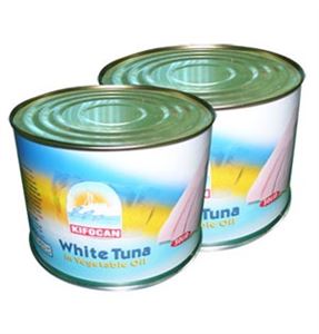 Picture of White Tuna in vegetables oil, can size 603